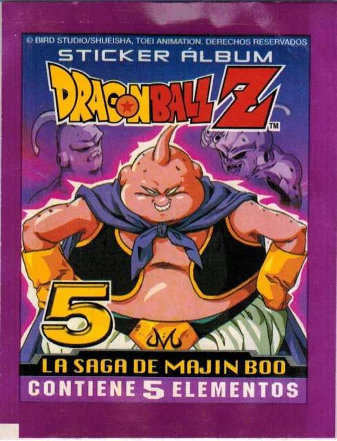 DRAGON BALL Z 5 Album Complete 100% PERU 1999 Navarrete Majin Buu Saga