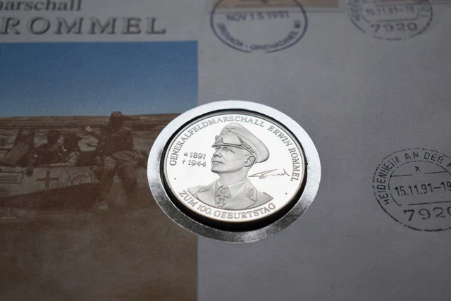 GERMANY MEDAL ERWIN Rommel Africa Nazi Third Reich Desert Fox Italy ...
