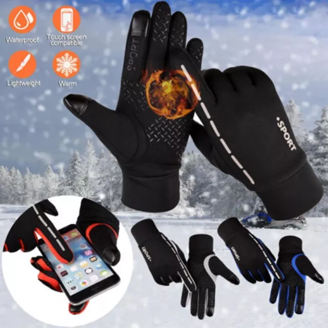 de sport Équipement chaud de ski Moufles de cyclisme Gants pour écran tactile