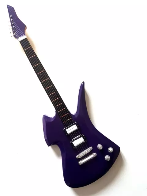 GUITARE BASSE MINIATURE - FAIT MAIN - 24cm - En bois - Finition de qualité #03