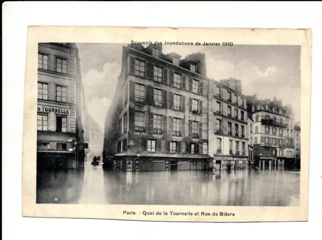 C14108 - Une Carte Postale Ancienne - LA CRUE DE LA SEINE - Paris Janvier 1910