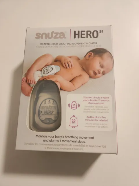 Snuza Hero SE Portable Baby Movement Monitor- New/Sealed