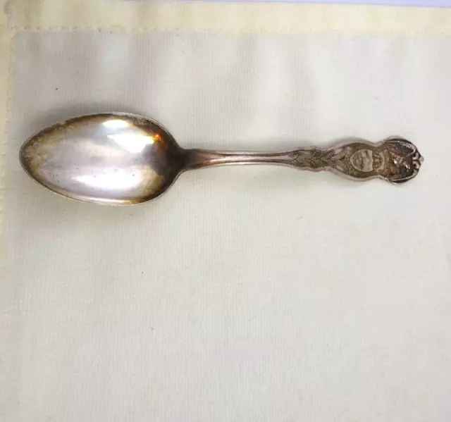 Vintage Souvenir Tea Spoon Silver Plate Wm Rogers & Son Oregon State Capitol