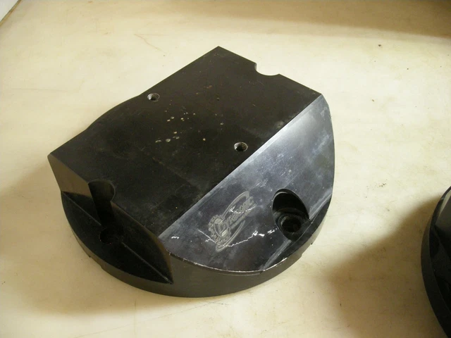 CNC Pallet Adapter - Vise Riser Base Plate 11.9" OD x 3.5" Tall See Description