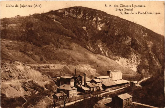 CPA JUJURYUX Factory of JUJURYUX S.A. des Ciments Lyonnais (485250)