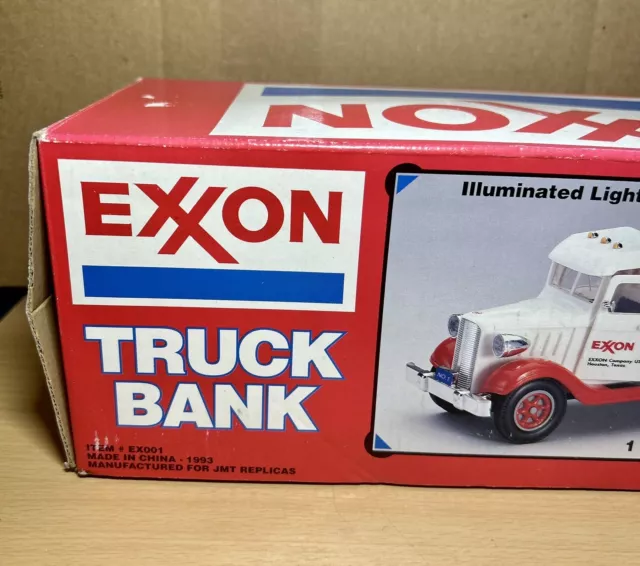 Exxon Truck Bank 1993 Aviation Gasoline Limited Edition Vintage New Red White 2