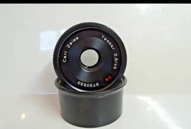 Carl Zeiss Tessar Objektiv 45 mm F2,8 für Contax/Yashica