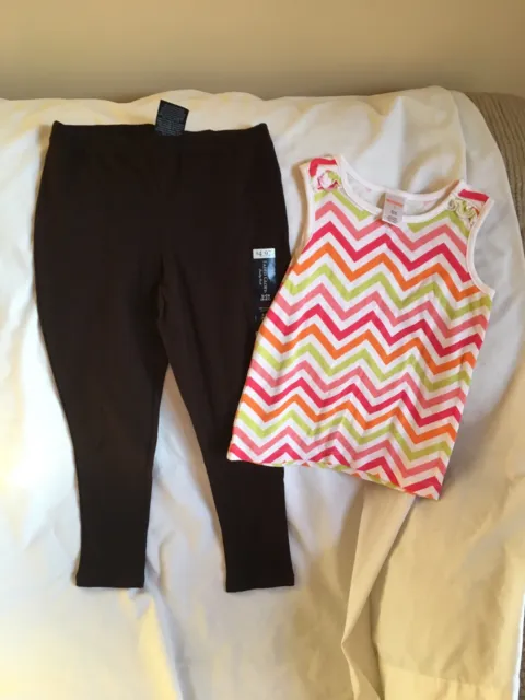 NWT Faded Glory Gymboree 6 / 6X Leggings Top Outfit