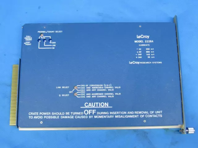 LeCroy 2228A TDC CAMAC Module