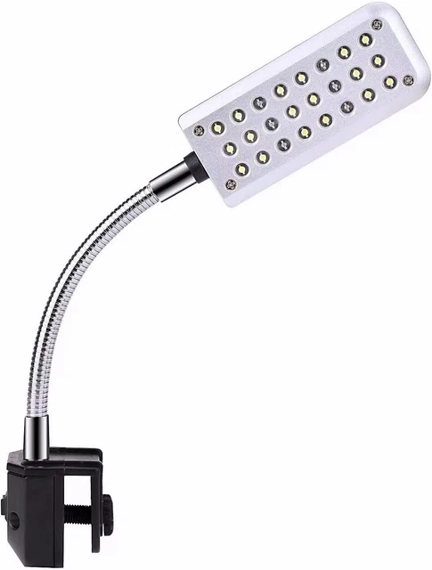 Aquarium Light Clip on Fish Tank Lighting Small Fish Light Rimless Fish White