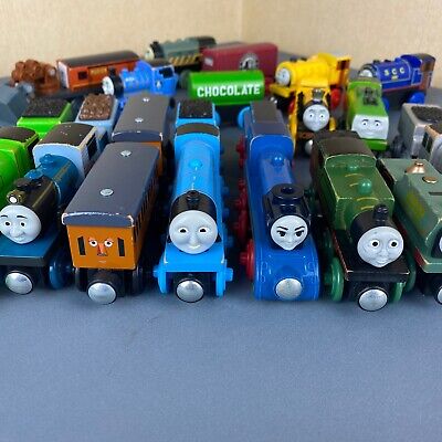 THOMAS THE TANK Engine - Mattel (2012) Wooden Engine - Select from List ...