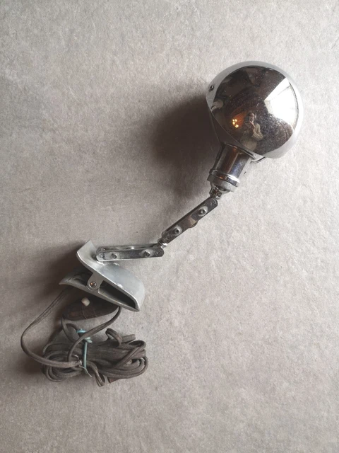 ANCIENNE LAMPE D’ATELIER    1950  Lamp indus loft
