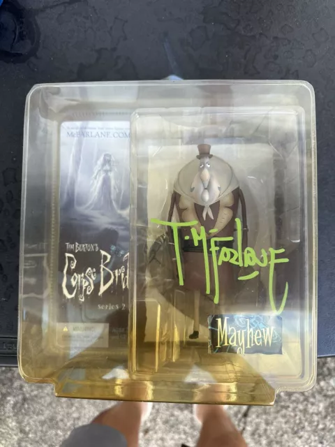 Tim Burton's Corpse Bride Series 2 Mayhew Figure Signed By Todd McFarlane NEW