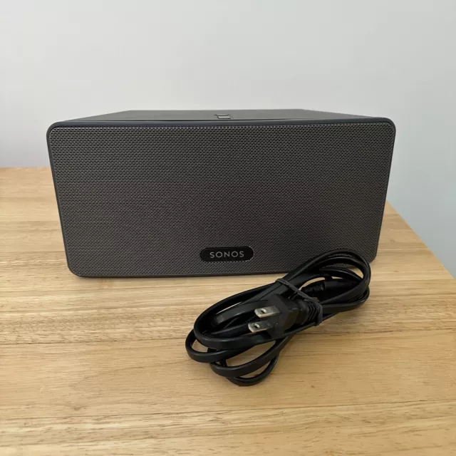 Sonos Play:3 Wireless Speaker Black - Factory Reset - Original Owner - Play 3