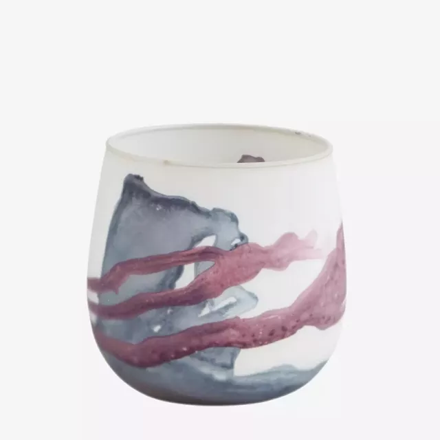 Votive Candle Holer Glass White, Marsala, Grey by Madam Stoltz