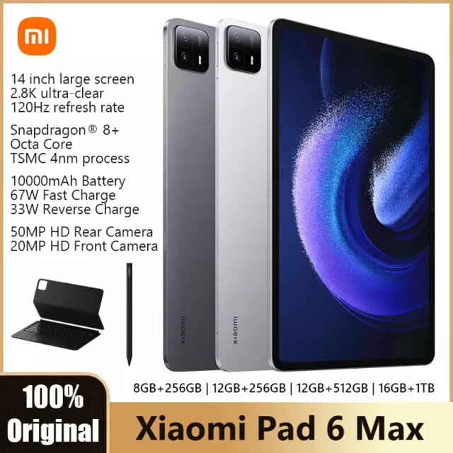 New) Xiaomi Pad 6 Wi-Fi Ver. 8GB+256GB Octa Core Android PC Tablet