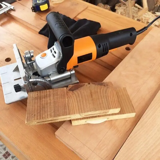 Woodworking Slotting Machine 760W Multifunctional Tenoning Machine Electric Tool