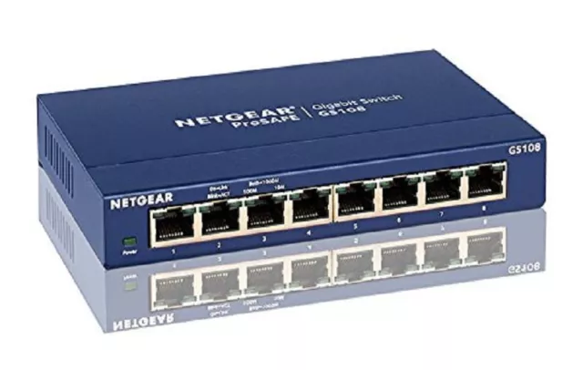 Marchand: NETGEAR GS108GE non Managé Gigabit Switch