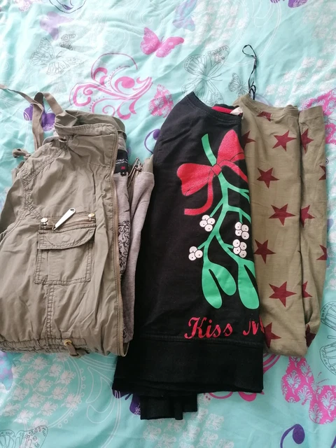 Pacchetto abbigliamento donna - taglia M - pavoni - giacca, top natalizio, abito