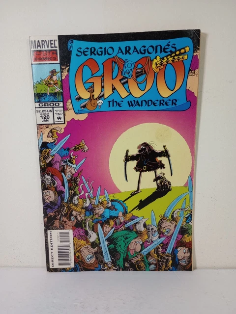 Groo The Wanderer #120 Comic Marvel Epic 1995 FINAL ISSUE Sergio Aragones RARE