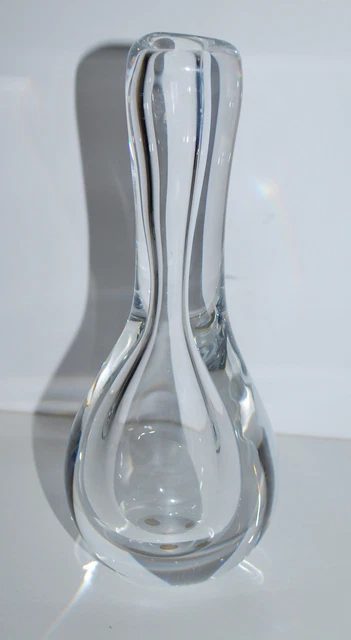 SWEDEN KOSTA BODA Signed Lindstrand 42218 Tear Drop Lady Musician