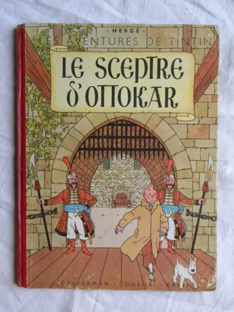 Hergé Tintin Le sceptre d'Ottokar B1 EO 1947 Bon état