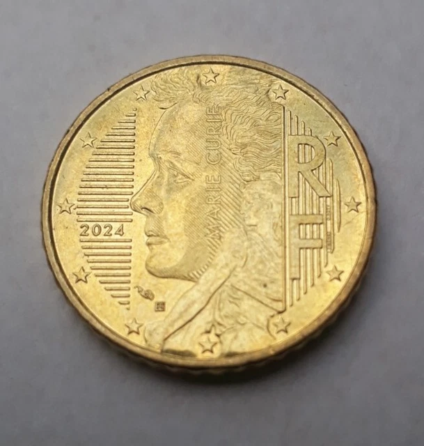 Pièce De 50 Centimes D'Euro Marie Curie – 2024 – Valeur Faciale, Neuve