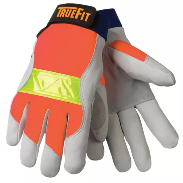 Tillman 1486 TrueFit Hi-Vis Grain Cowhide Thinsulate Lined Gloves.  LG or XL
