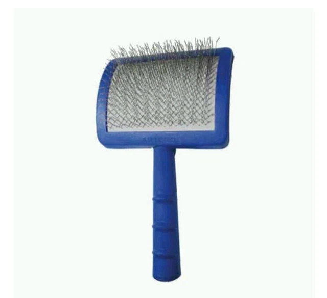 Pet Hair Remover Dog Cat Comb Grooming Massage Deshedding Cleaning Brush-Blue