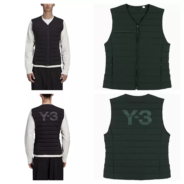 Y-3 Men’s Down Liner Vest Gilet Yohji Yamamoto Bodywarmer Men’s Bnwt Rrp: £268 3