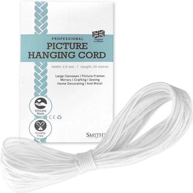 Smith's® cavo da appendere immagine extra resistente 20 m x 2,5 mm | capacità 30 kg | da usare