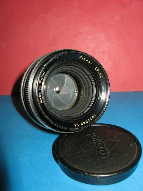 Objektiv Rollei Planar 1,8/50 mm mit QBM-Bajonettanschluss 1-Pin-Typ