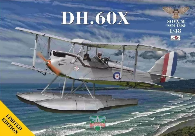 Sova Model 48002 1/48 DH-60X (in Royal New Zealand A.F. service) scale model UK