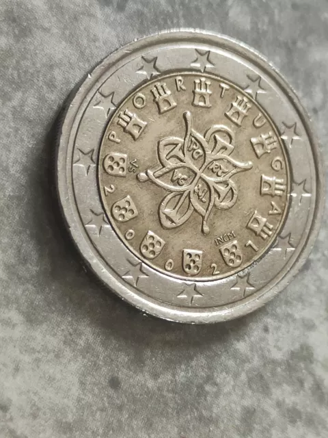 Pièce 2 euro Portugal année 2002