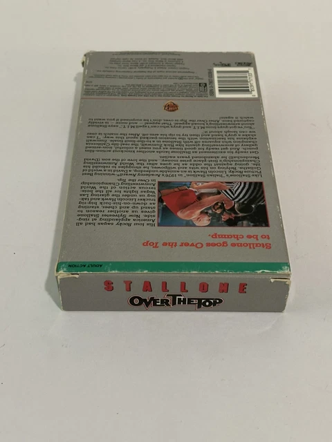 OVER THE TOP (VHS, 1987) Sylvester Stallone Rare Action Arm Wrestling ...