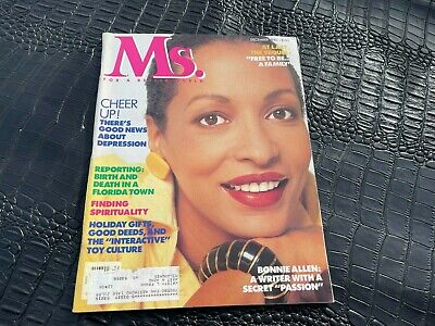 DECEMBER 1987 MS feminist magazine
