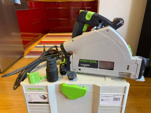 FESTOOL TS 55 REBQ PLUS GB 240V Circular Plunge Saw in Systainer T