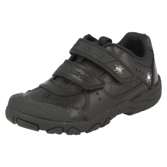 VENDITA CLEARANCE L1F Start-Rite TARANTULA scarpe da scuola in pelle ragazzi nere