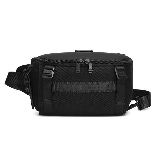 Tumi Alpha Bravo Men's Black Ballistic Nylon Platoon Sling Bag