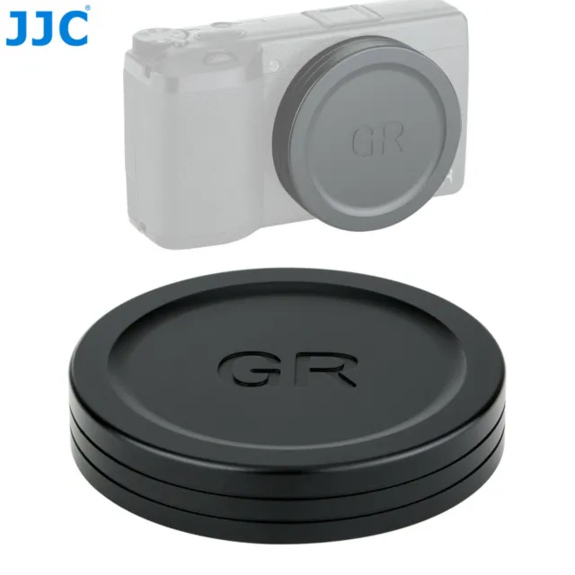 JJC TA-GR2 Metal Thumbs Up Grip & Metal Lens Cap for Ricoh GR II Camera GRII 2