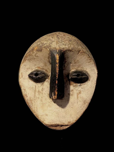 African Art wall art A african art African (Passport) Mask - Lega people- -5587