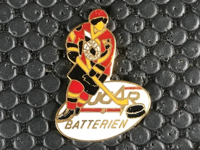 Pin's EGF Hockey Sur Glace, Sapeurs Pompiers Genève, Suisse Swiss