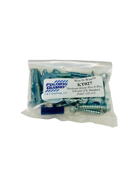 Folding Guard Wov-N-Wire Hardware Kit KT027 for 10' & 12' Standard Panel