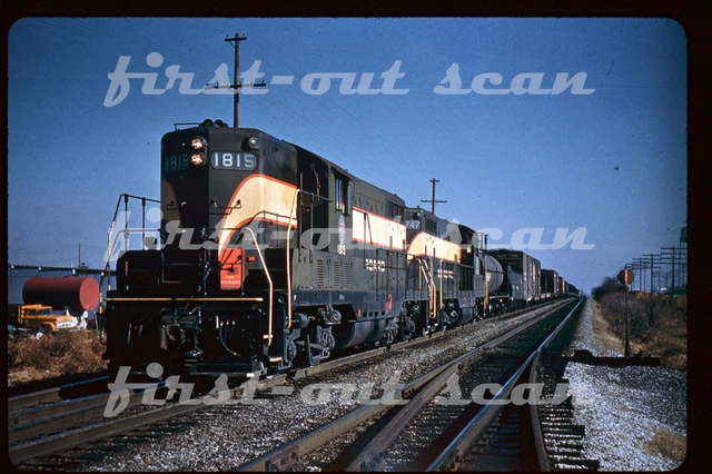 R DUPLICATE SLIDE - Seaboard SAL 1815 GP-7 Action w/ Freight