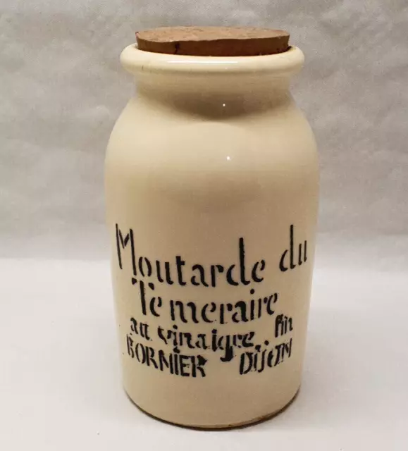 Antique Jar Mustard of / The Téméraire Terminal Dijon