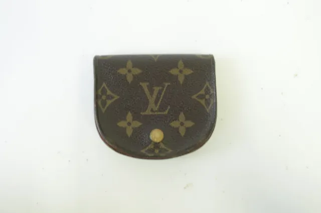 Louis Vuitton Coin Case Monogram Porte Monet Guze M61970 Used