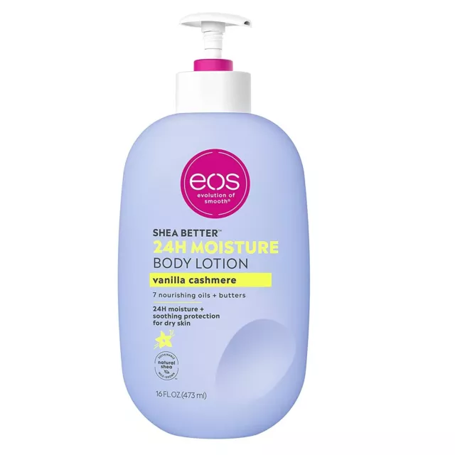EOS Eos Shea Better Body Lotion - Vanilla Cashmere | 16 Oz| 2 Pack