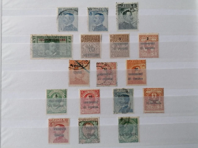 Italy Stamps - Overprints - Small Collection E15