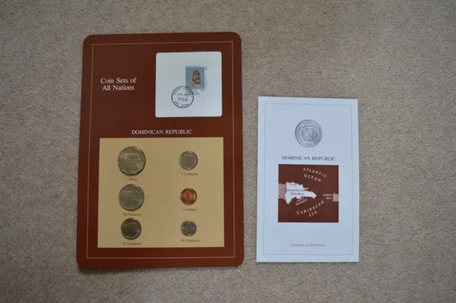 Coin Sets of All Nations - Dominican Republic 1 Centavo to 1 Peso