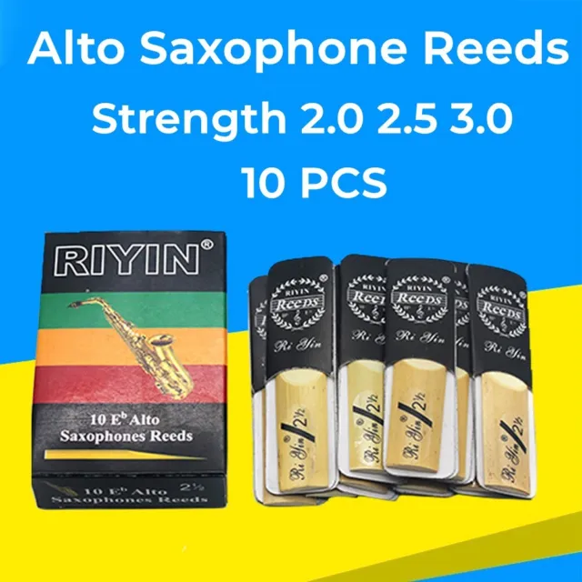 Anches Sax Anches Saxophone Accessoires 10 × Alto Saxophone Anches for Alto